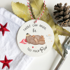 Wambat illustration gift tag by Kamelion Studios