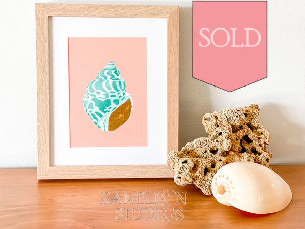 Viridian Sea Shell - A5