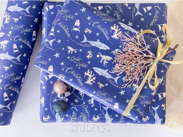 Wrapping Paper - Great White Christmas - Image 2