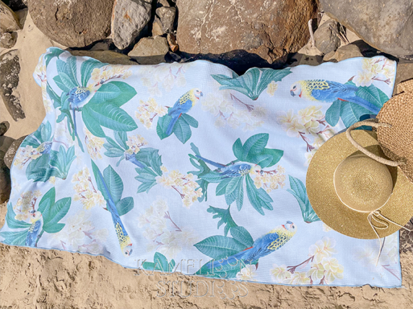 Frangipani Beach Towel