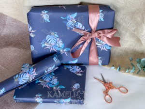 Honey Eater Gift Wrap Sheet by Kamelion Studios