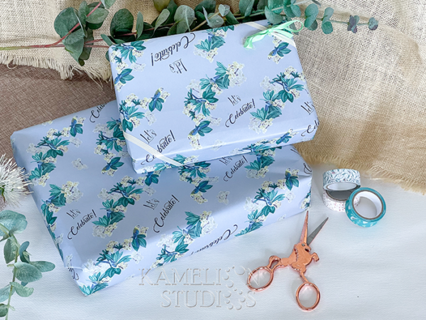 Rosella Gift Wrap Sheet - Image 2