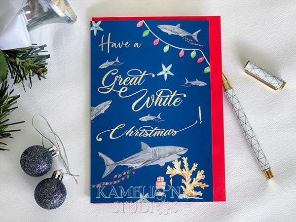 2022 Christmas Card - Have a Great White Christmas - Image 2