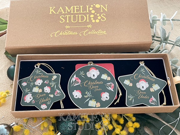 Koala Christmas Ornament Gift Box