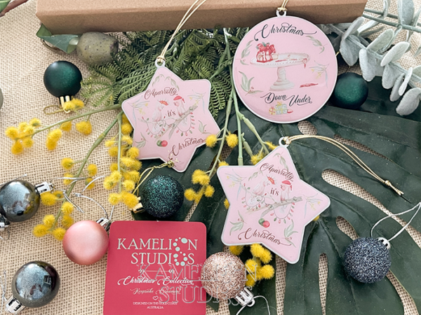 Pavlova Pink Christmas Ornament Gift Box - Image 2