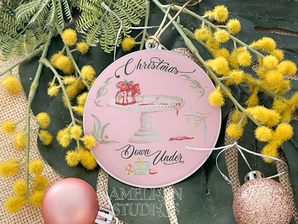 Keepsake Ornament - Pavlova Pink Circle