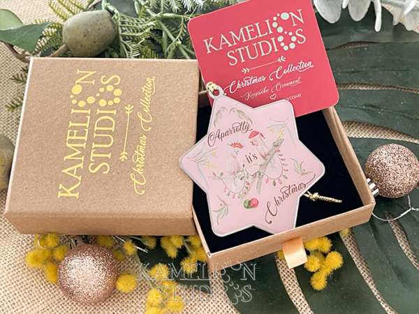 Keepsake Ornament - Pavlova Pink Snowflake - Image 2