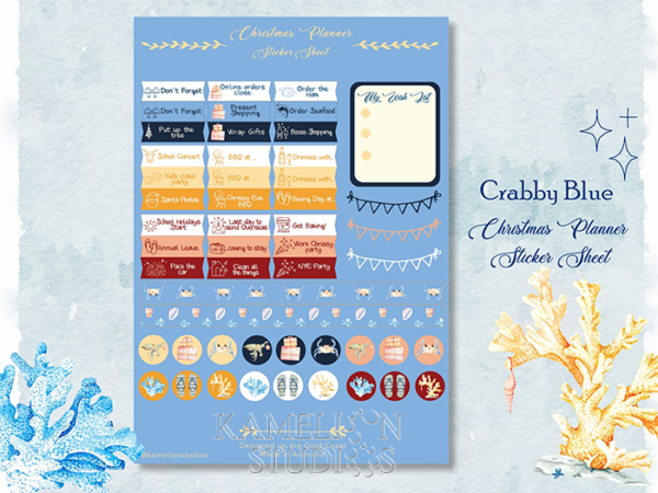 Planner Sticker Sheet - Santa Claws